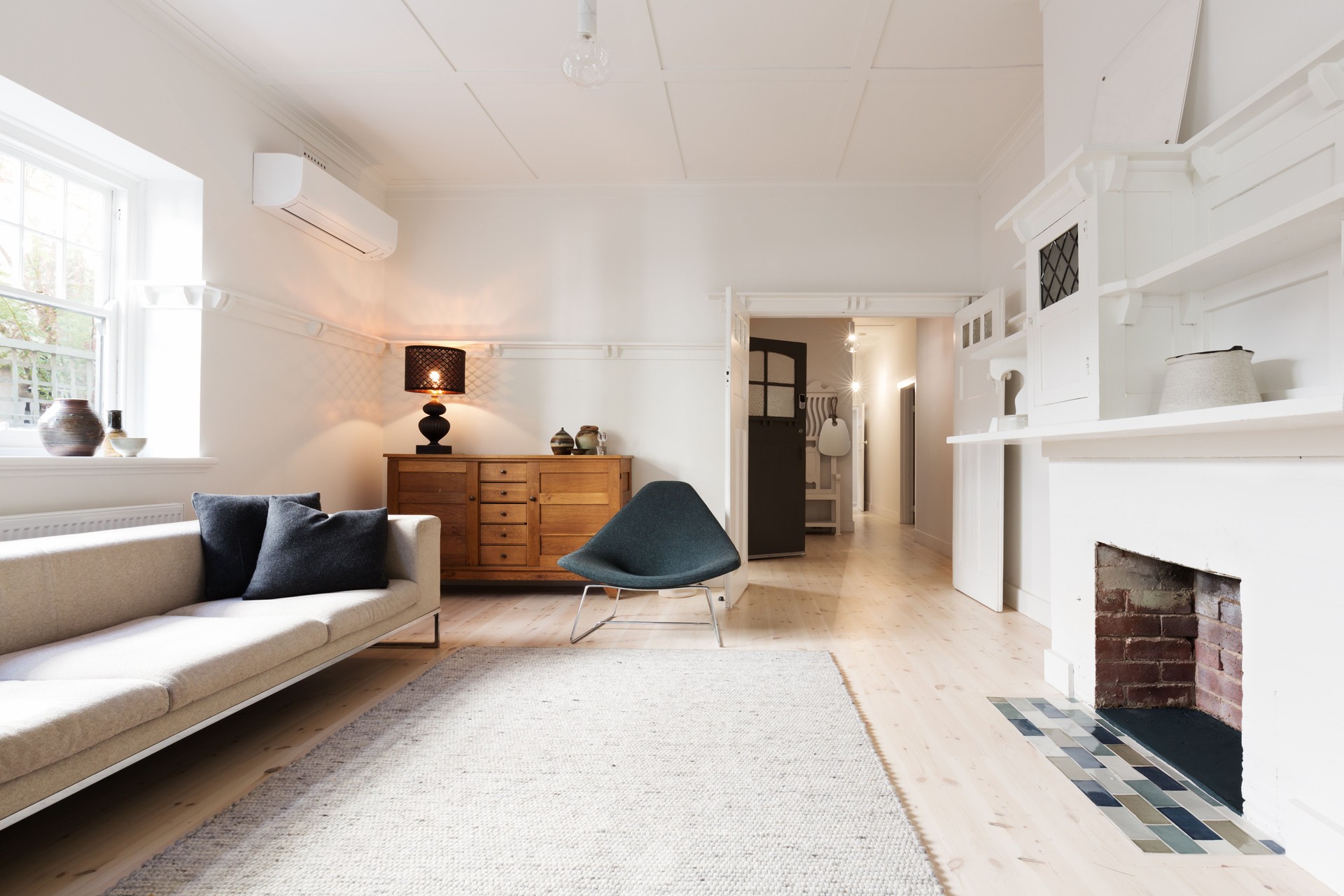 Luxury living room interior styled in contemporary furnishings